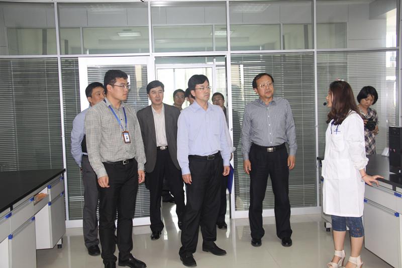 國家知識產權局、山東省知識產權局領導蒞臨海利爾藥業集團視察指導工作