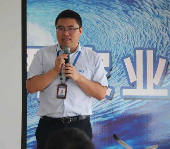 葛家成總裁寄語新員工： 抬頭看天，腳踏實地